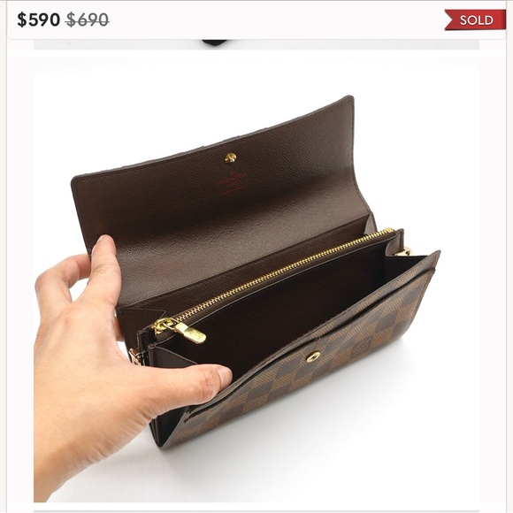 ✅AUTHENTIC AVAILABLE LONG DAMIER LOUIS VUITTON WALLET - Picture 15 of 16